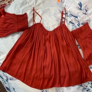 Still has its color, worn only twice.